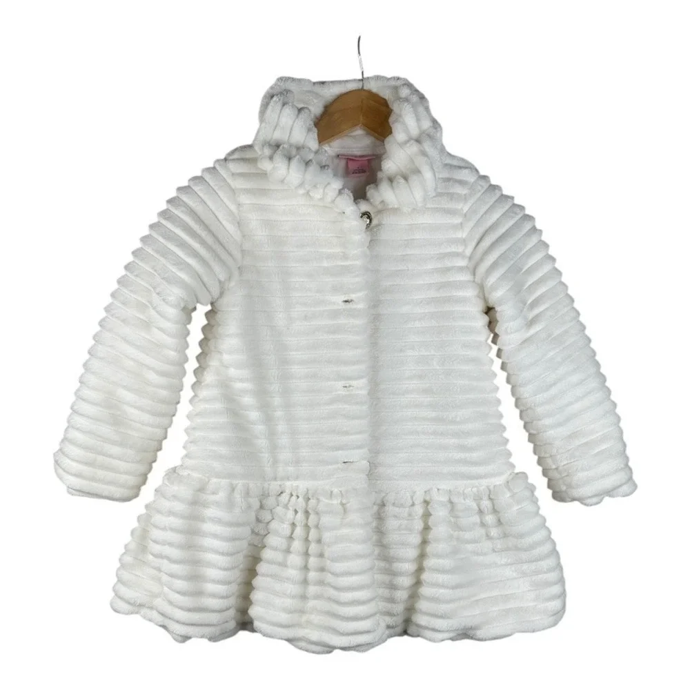 Juicy Couture Girls Full Zip Jacket size 7 White